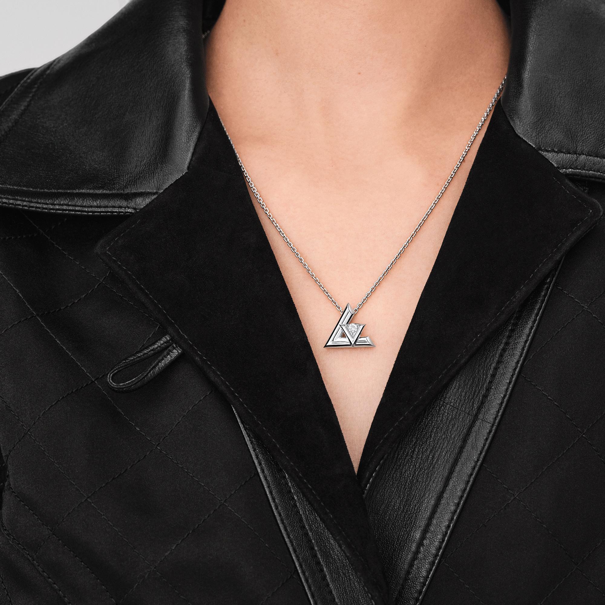 LV Volt One Large Pendant, White Gold And Diamond - Categories